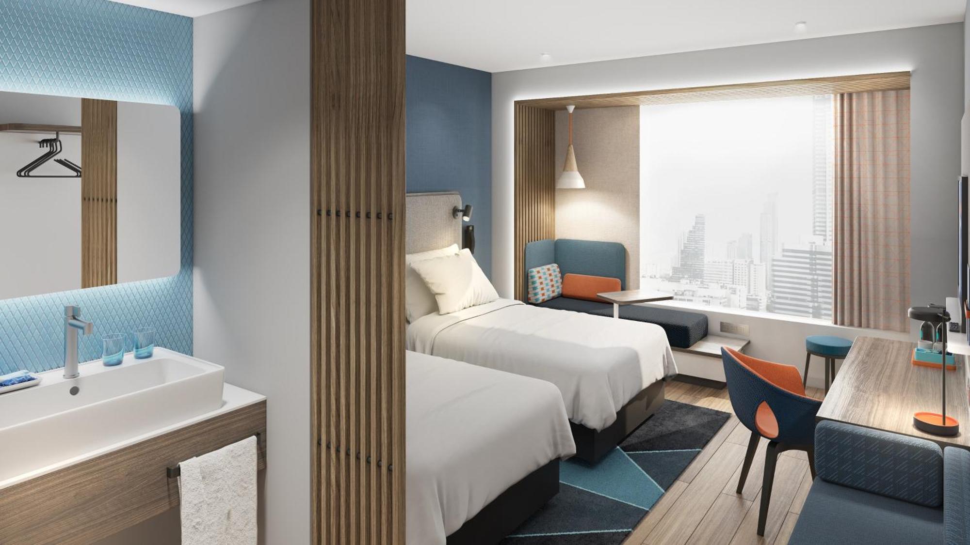 Holiday Inn Express Shanghai Jing'An Temple By Ihg Zewnętrze zdjęcie