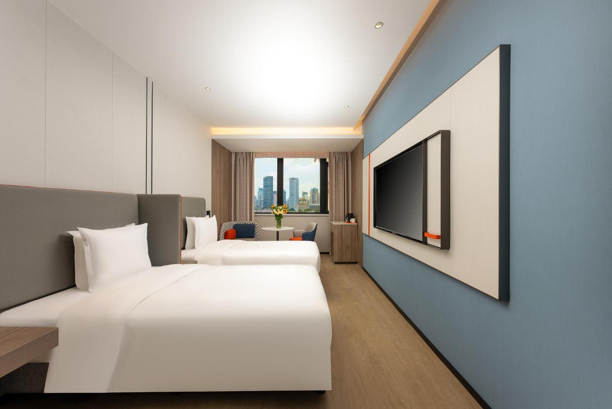 Holiday Inn Express Shanghai Jing'An Temple By Ihg Zewnętrze zdjęcie