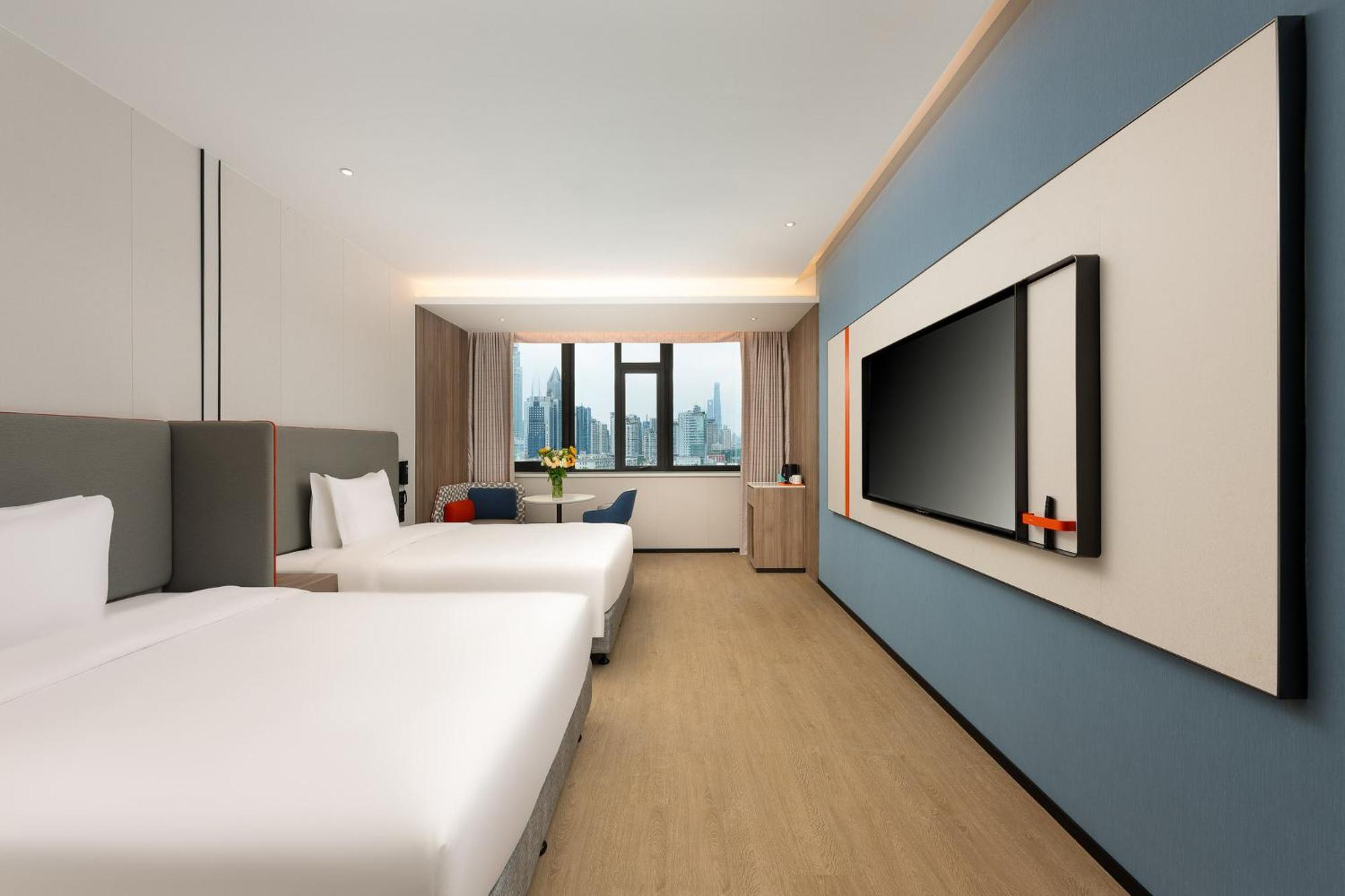 Holiday Inn Express Shanghai Jing'An Temple By Ihg Zewnętrze zdjęcie
